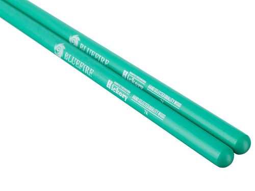 HUN 10104016 Colored Series Bluefire 7A Green Барабанные палочки, зеленые.