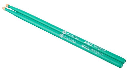 HUN 10104016 Colored Series Bluefire 7A Green Барабанные палочки, зеленые.